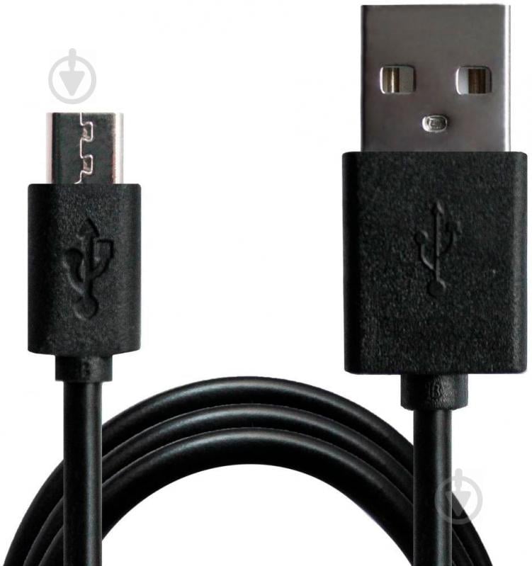 Дата-кабель Grand-X USB – microUSB 1,5 м черный (PM015BS) - фото 1