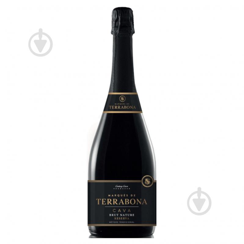 Вино игристое Marques de Terrabona Cava Brut Nature Reserva белое сухое 0,75 л - фото 1