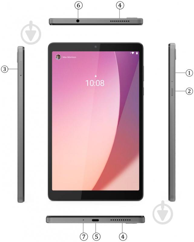 Планшет Lenovo Tab M8 (4rd Gen) 3/32 WiFi Arctic grey + Case&Film - фото 8