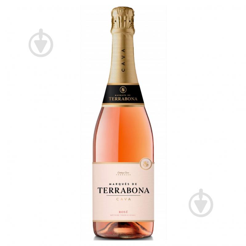 Вино игристое Marques de Terrabona Cava Brut Rose розовое сухое 0,75 л - фото 1