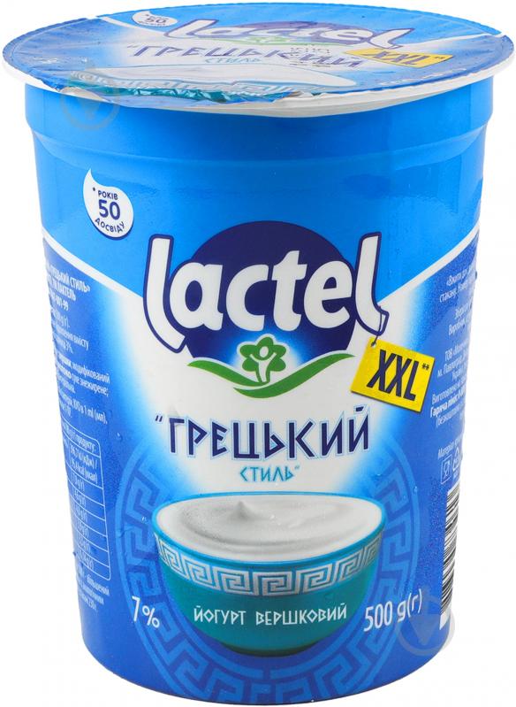 Йогурт Lactel Греческий стиль 7% 500гр 500 г - фото 3