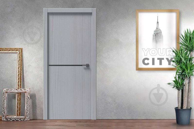 Дверне полотно IN WOOD ET-02 ПГ із чорним молдингом і кромкою 600 мм сосна біла - фото 2 Дверне полотно IN WOOD ET-02 ПГ із чорним молдингом і кромкою 600 мм сосна біла - фото 2