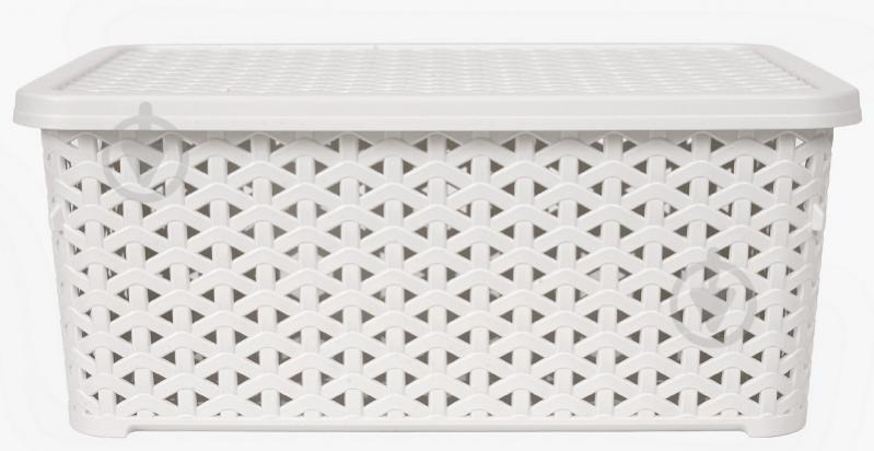 Кошик для зберігання Diomedea молочний К12-010 6 л 130x196x297 мм - фото 2 Кошик для зберігання Diomedea молочний К12-010 6 л 130x196x297 мм - фото 2