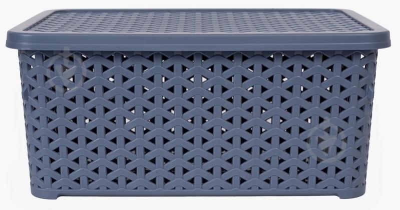 Кошик для зберігання Diomedea сіро-блакитний К12-121 6 л 130x196x297 мм - фото 2