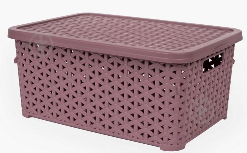 Корзина для хранения Diomedea темно-пудровый К12-803 6 л 130x196x297 мм - фото 1 Корзина для хранения Diomedea темно-пудровый К12-803 6 л 130x196x297 мм - фото 1