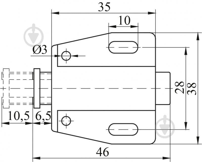 Защелка KR 13M P9 магнитная PUSH ON DC - фото 2 Защелка KR 13M P9 магнитная PUSH ON DC - фото 2