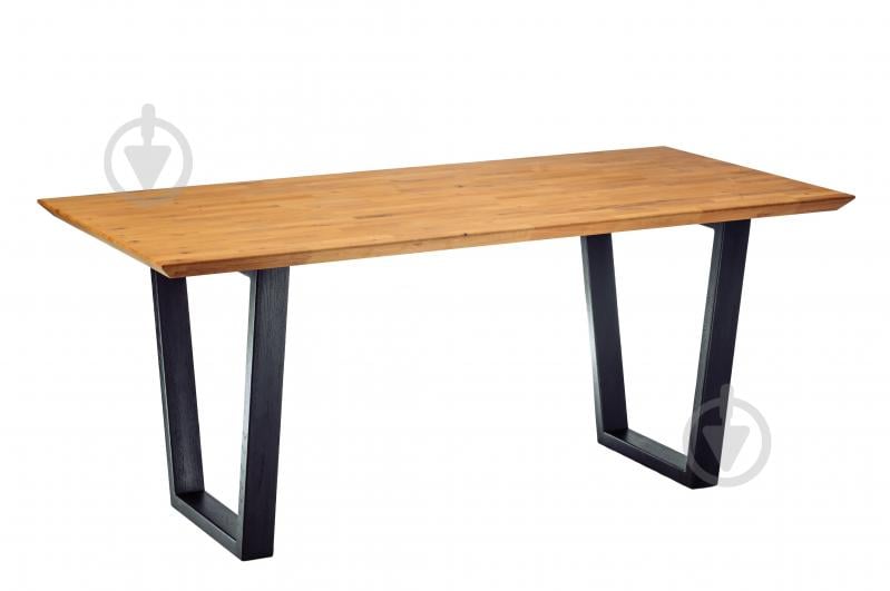 Стіл обідній BOSCO Baldr 2000x1000x750мм дуб натуральний/чорний - фото 1 Стіл обідній BOSCO Baldr 2000x1000x750мм дуб натуральний/чорний - фото 1