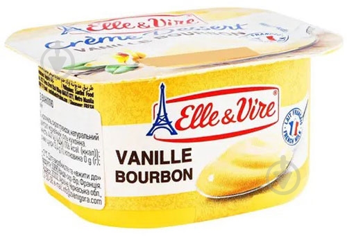Десерт Elle&Vire Vanilla Bourbon кремовый 100 г - фото 1 Десерт Elle&Vire Vanilla Bourbon кремовый 100 г - фото 1