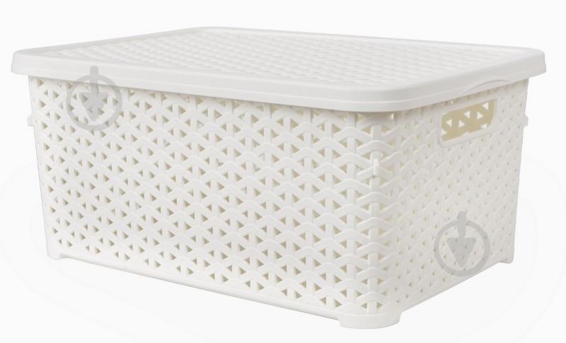 Корзина для хранения Diomedea молочный К13-010 10 л 155x245x345 мм - фото 1 Корзина для хранения Diomedea молочный К13-010 10 л 155x245x345 мм - фото 1