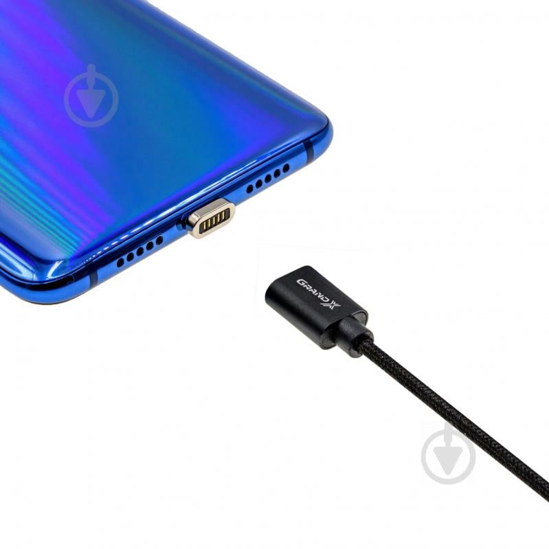 Кабель Grand-X USB Type-C – USB 1 м чорний (MG-01C) - фото 6