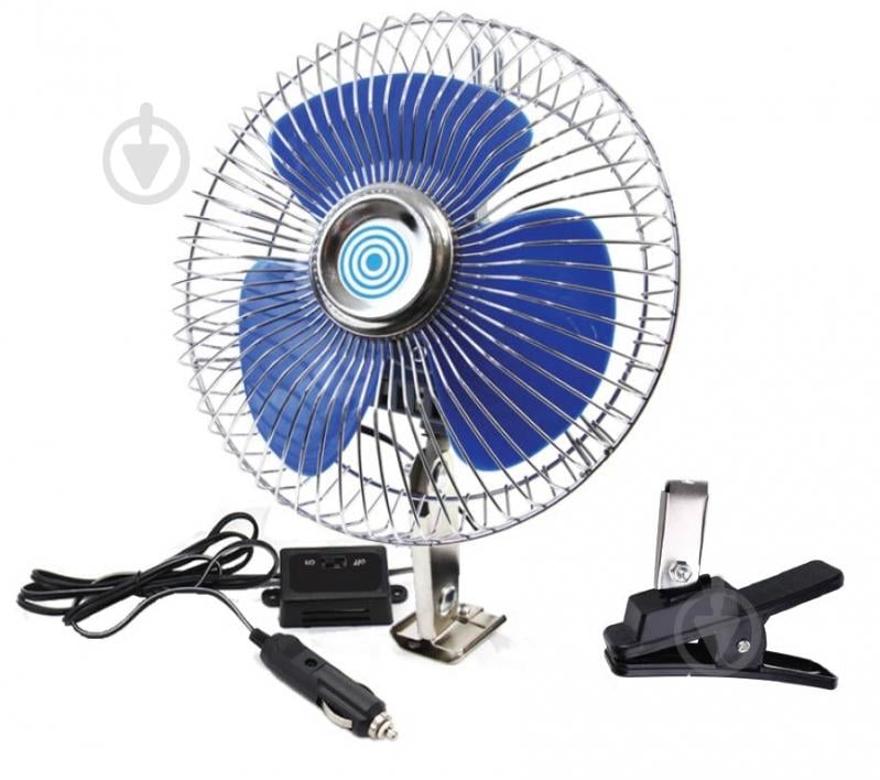 Вентилятор автомобільний AMiO 8" 12V (01104) - фото 1 Вентилятор автомобільний AMiO 8" 12V (01104) - фото 1