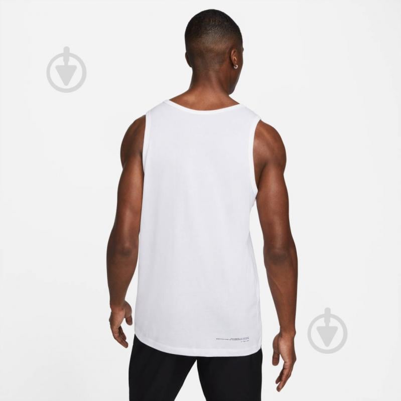 Майка Nike M NK DF TANK 6/1 GFX DM6257-100 р.2XL белый - фото 2