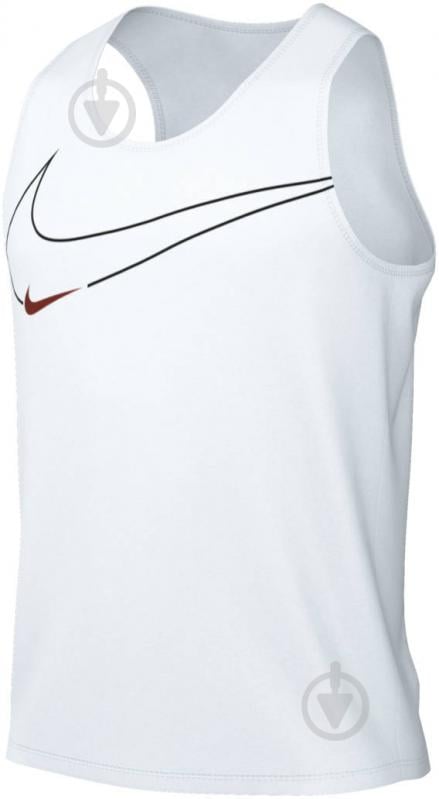 Майка Nike M NK DF TANK 6/1 GFX DM6257-100 р.2XL белый - фото 6