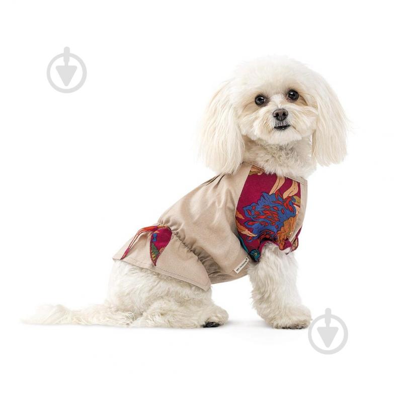 Рубашка Pet Fashion Соломия для собак девочка S бежевая - фото 2 Рубашка Pet Fashion Соломия для собак девочка S бежевая - фото 2