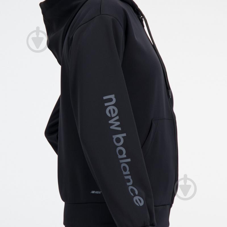 Джемпер New Balance RELENTLESS PERFORMANCE FLEECE FULL ZIP WJ33186BK р.XL черный - фото 6