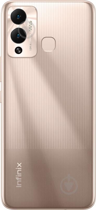 Смартфон Infinix HOT 12 Play NFC 4/64GB champagne gold (X6816D) - фото 2