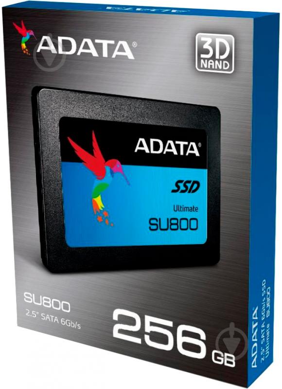 SSD-накопитель ADATA 256GB 2,5" SATA 3D NAND (ASU800SS-256GT-C) - фото 3