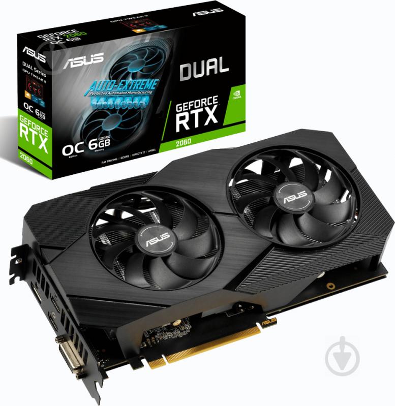 Відеокарта Asus GeForce RTX 2060 6GB GDDR6 192bit (DUAL-RTX2060-O6G-EVO) - фото 6