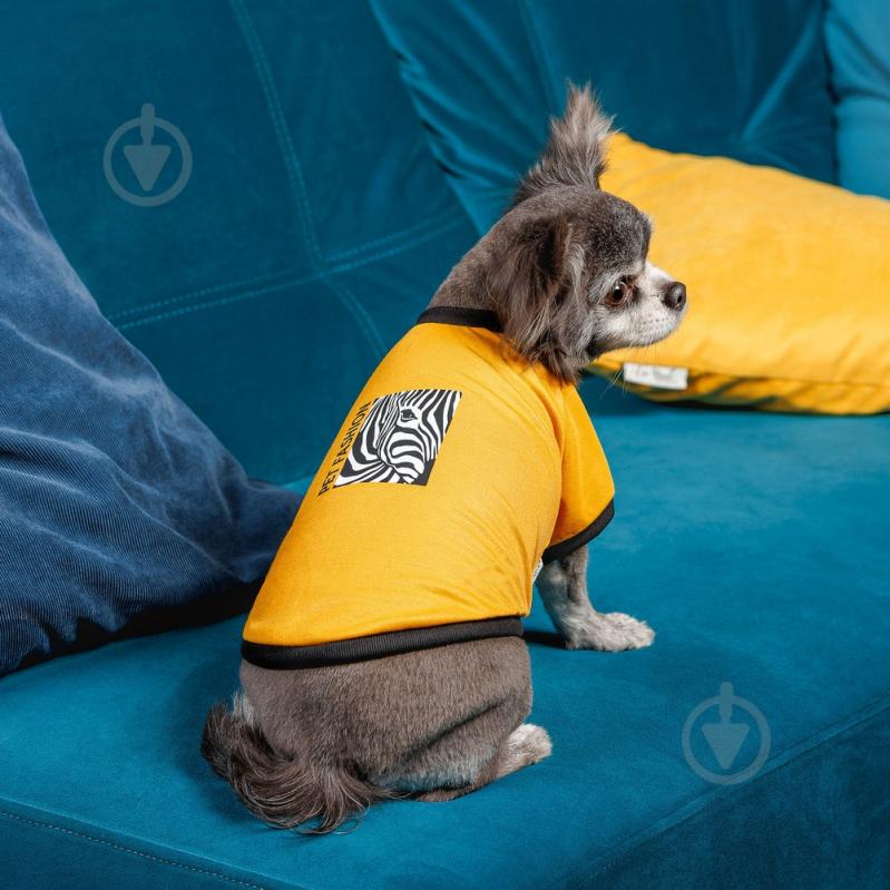 Футболка Pet Fashion Jessica для собак трикотаж M жовта - фото 4