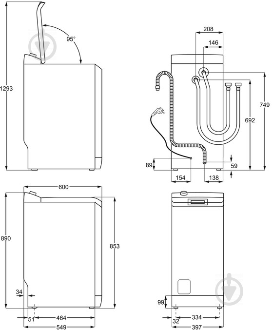 Стиральная машина Zanussi ZWY61224CI - фото 4