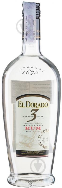 Ром El Dorado El Dorado 3 yo 0,7 л - фото 1