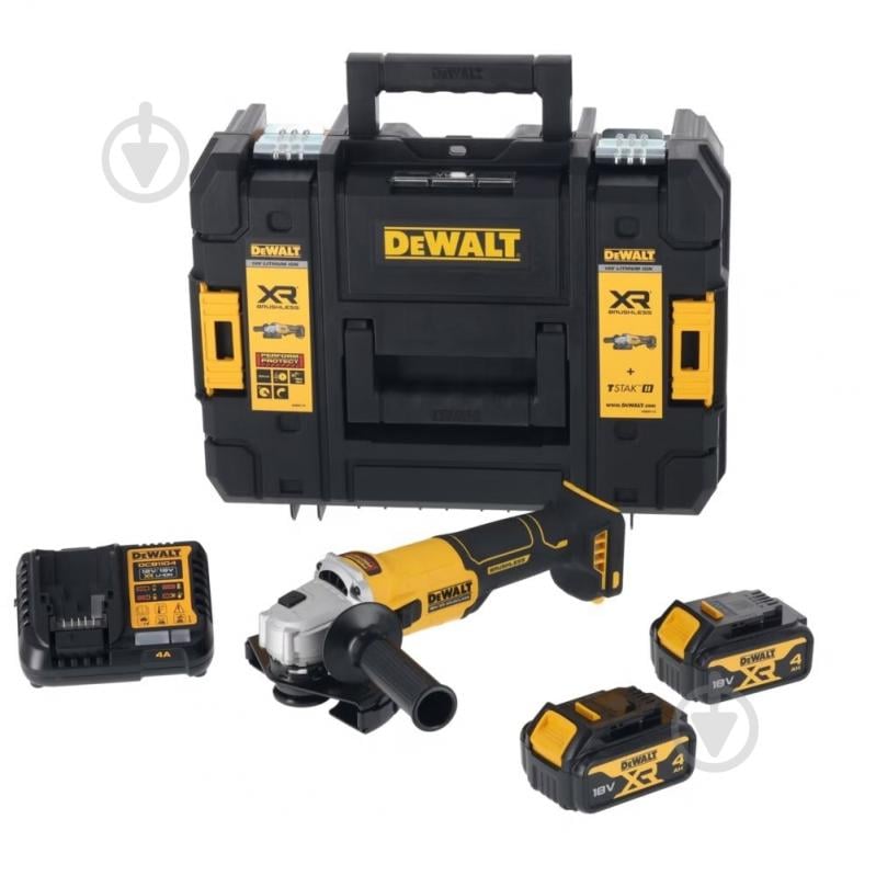 Шлифмашина DeWalt DCG407M2T DCG407M2T - фото 6 Шлифмашина DeWalt DCG407M2T DCG407M2T - фото 6