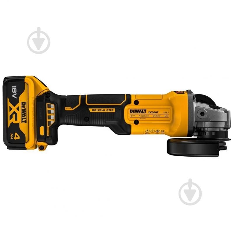 Шлифмашина DeWalt DCG407M1T DCG407M1T - фото 3 Шлифмашина DeWalt DCG407M1T DCG407M1T - фото 3