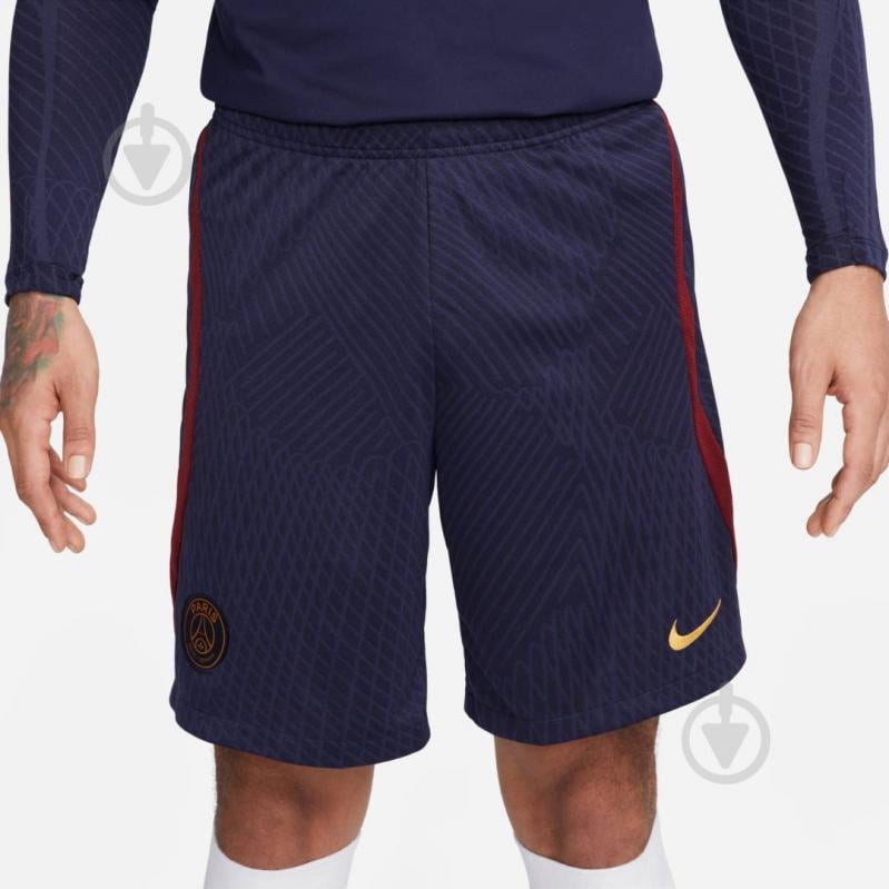 Шорты Nike PSG DF STRK SHORT KZ DX3193-498 р. L синий - фото 1