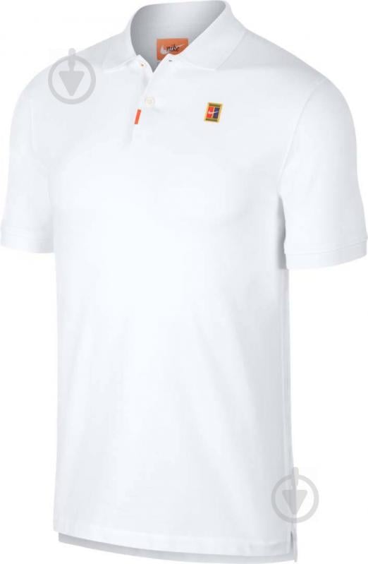 Футболка Nike THE NIKE POLO HERITAGE SLIM BQ4461-100 р.2XL білий - фото 1