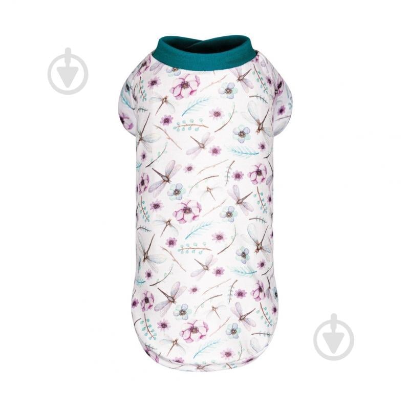 Футболка Pet Fashion Flora для собак трикотаж с цветочным принтом M - фото 1 Футболка Pet Fashion Flora для собак трикотаж с цветочным принтом M - фото 1