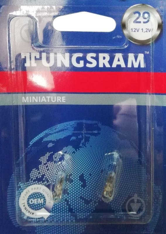 Автолампа накаливания Tungsram 1,2 Вт 2 шт.(TU 93105782) - фото 2
