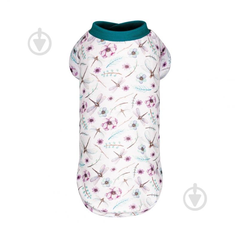 Футболка Pet Fashion Flora для собак трикотаж с цветочным принтом XS-2 - фото 1
