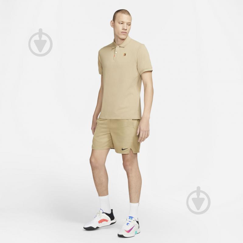 Футболка Nike THE NIKE POLO HERITAGE SLIM BQ4461-297 р.XL бежевий - фото 9