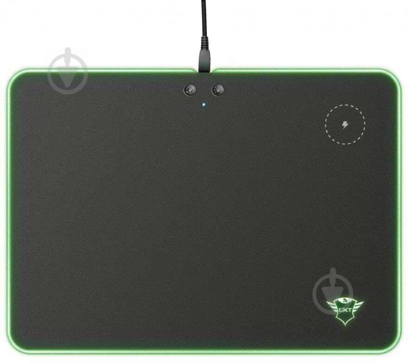 Килимок для миші Trust GXT 750 Qlide RGB Gaming Mouse Pad with wireless charging (23184) - фото 2