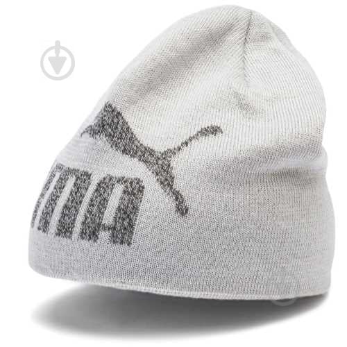 Шапка Puma Ess Logo Beanie 02233013 р.one size сірий - фото 1