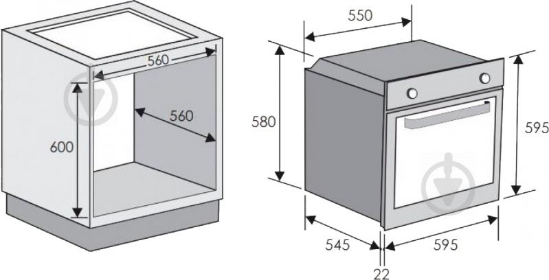 Духовой шкаф Candy FCS 100 W - фото 2