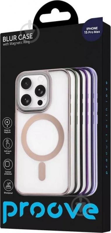 Чехол Proove Blur Case with Magnetic Ring для Apple iPhone 15 Pro Max black (PCBCIP15PM02) - фото 2