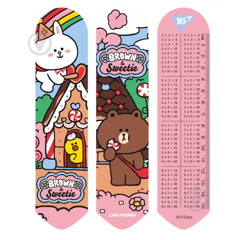 Закладка 2D Line Friends heroes YES - фото 1