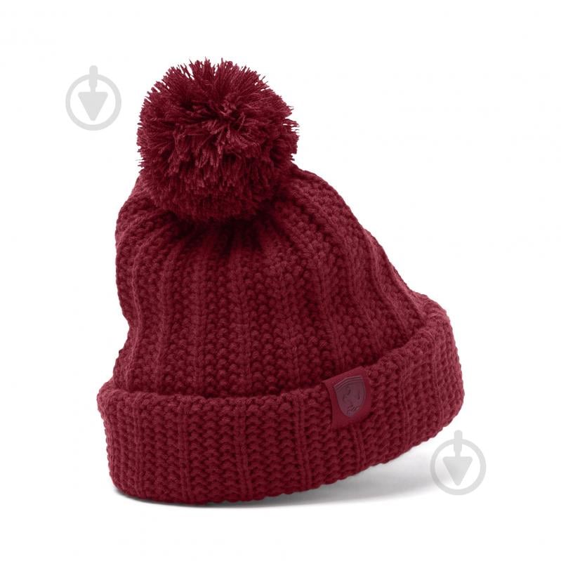 Шапка Puma SF LS Pom Pom Beanie 02238202 р.one size червоний - фото 2