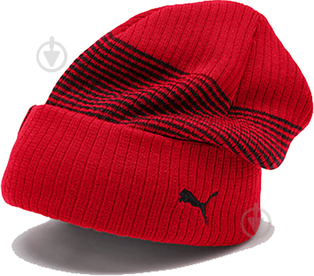 Шапка Puma SF Fanwear Beanie 02238401 р.one size червоний - фото 1