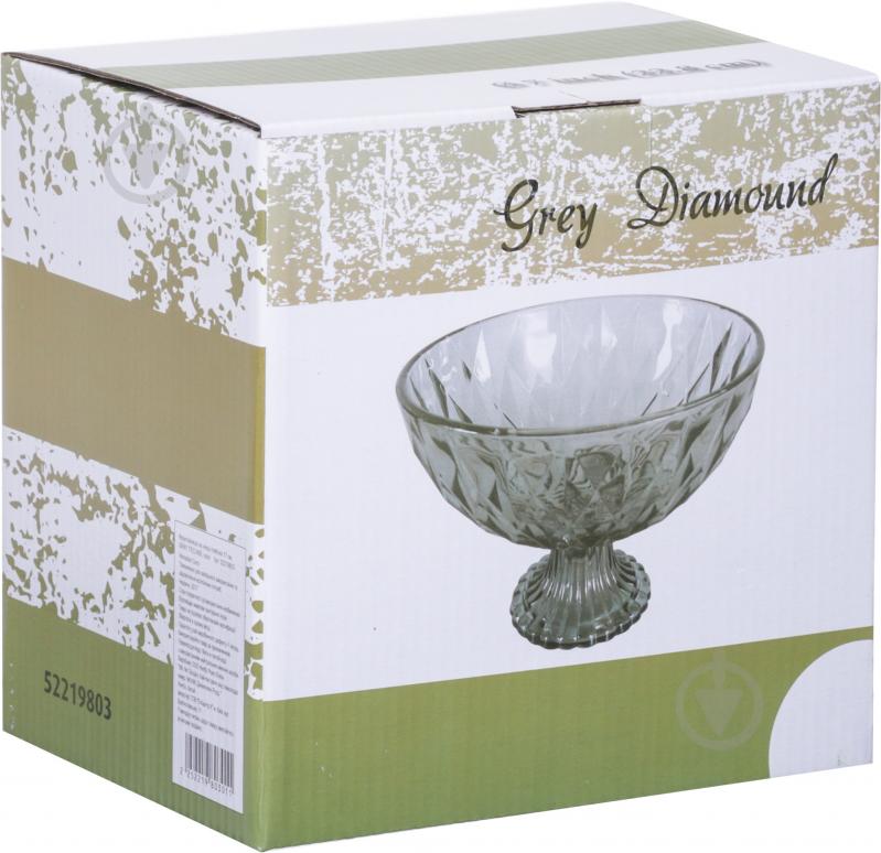 Фруктовница Fecund Diamond Gray 17 см - фото 2 Фруктовница Fecund Diamond Gray 17 см - фото 2