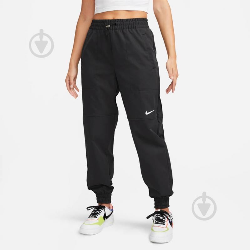 Штани Nike W NSW SWSH PANT WVN FD1131-010 р. M чорний - фото 1