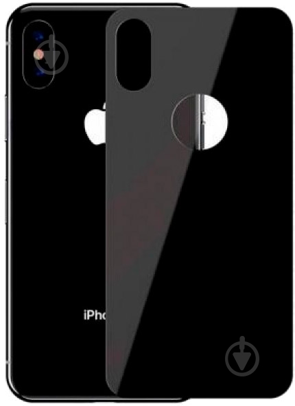 Защитное стекло BASEUS Full rear protector Black для iPhone XS (SGAPIPH58-BM01) - фото 1 Защитное стекло BASEUS Full rear protector Black для iPhone XS (SGAPIPH58-BM01) - фото 1