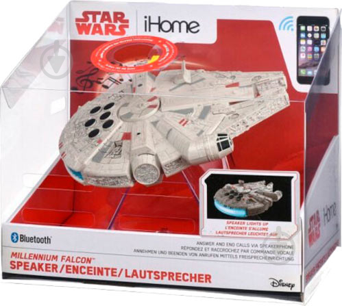 Акустическая система eKids Disney Star Wars Millennium Falcon 1.0 grey (LI-B17.11MV7) - фото 6