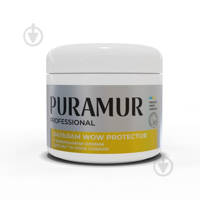 Бальзам PURAMUR WOW Protector с питательными маслами для лап и носа собаки 50 мл для собак - фото 1 Бальзам PURAMUR WOW Protector с питательными маслами для лап и носа собаки 50 мл для собак - фото 1