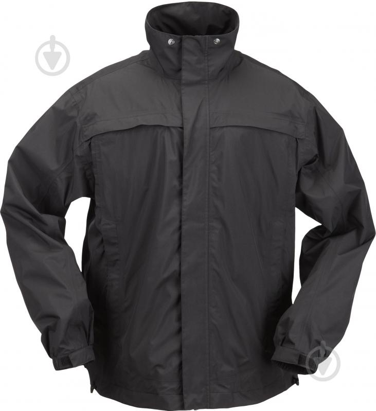 Куртка мужская демисезонная 5.11 Tactical для штормовой погоды Tacdry Rain Shell 48098 р.M черная - фото 1
