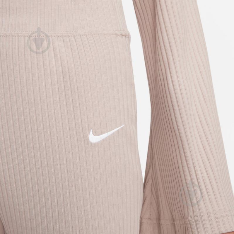 Штани Nike W NSW RIB JRSY PANT DV7868-272 р. L бежевий - фото 3