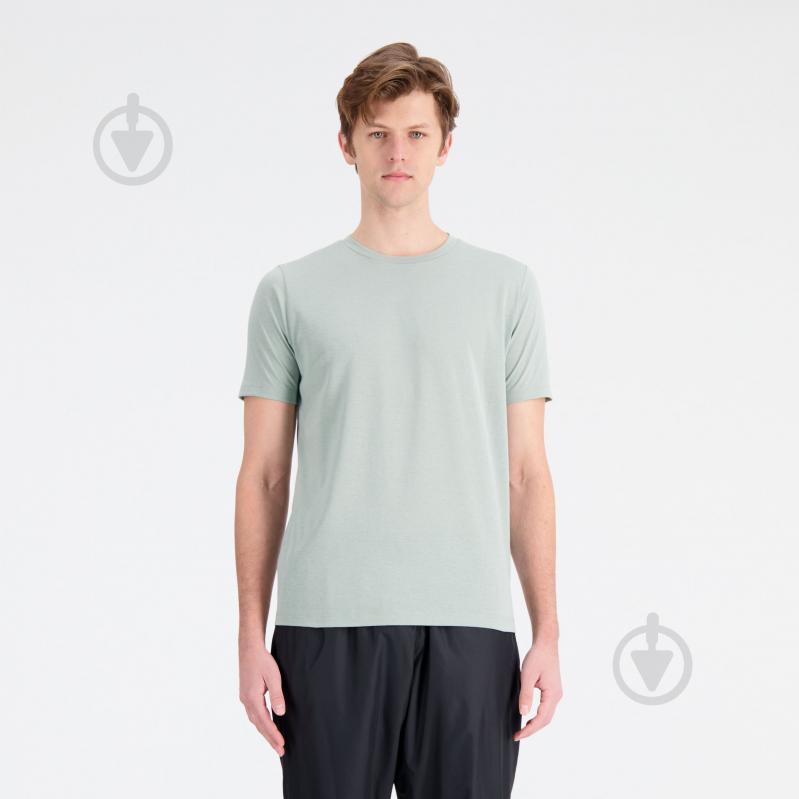 Футболка New Balance TENACITY HEATHERTECH TEE MT33071JIR р.L зелений - фото 2