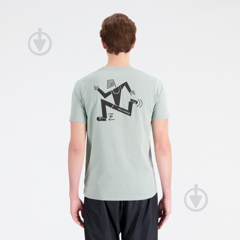 Футболка New Balance TENACITY HEATHERTECH TEE MT33071JIR р.L зелений - фото 4