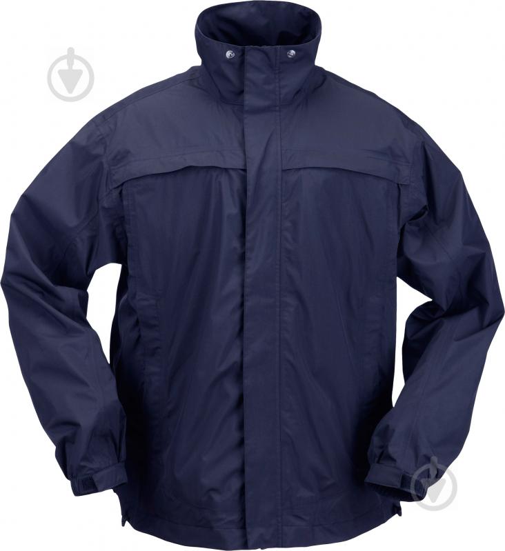 Куртка мужская демисезонная 5.11 Tactical для штормовой погоды Tacdry Rain Shell 48098 р.XL темно-синяя - фото 1